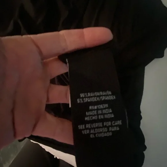 Ronni Nicole tiered black dress - Picture 4 of 4